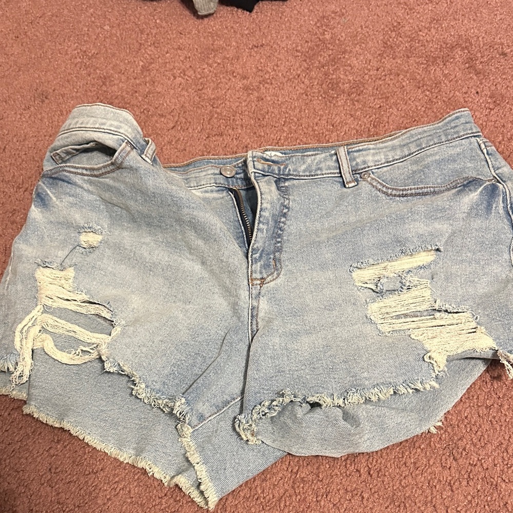 Sofia by Sofia Vergara Light Blue Jean Shorts